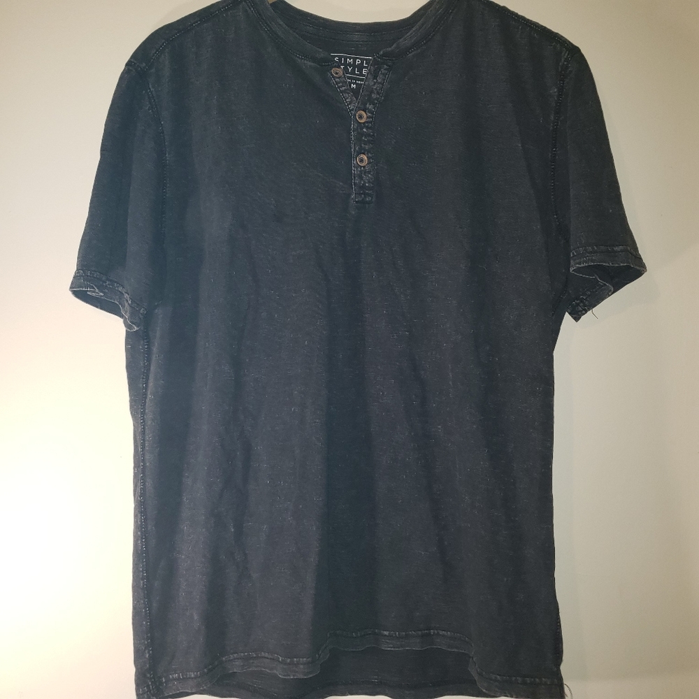 Simply Styled mens tshirt medium black